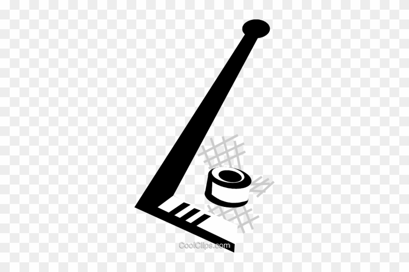 Hockey Stick And Puck Royalty Free Vector Clip Art - Royalty Payment #1353436
