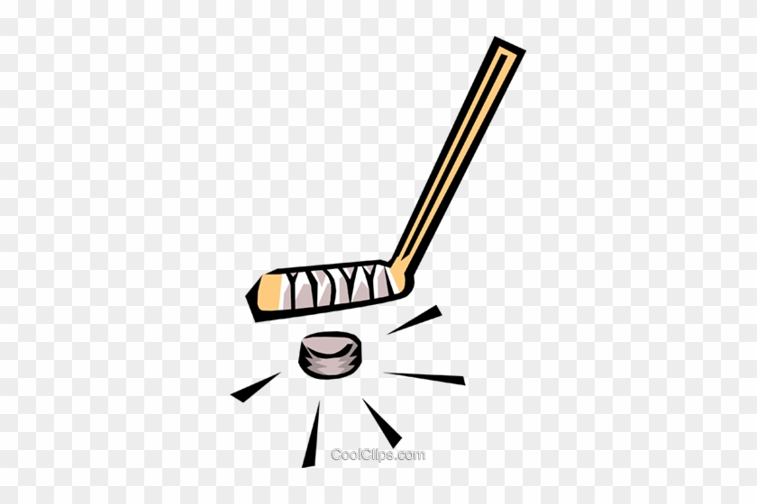 Hockey Stick Royalty Free Vector Clip Art Illustration - Wireless Lan #1353446