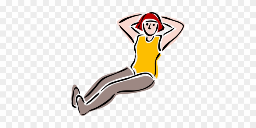 Aerobic Exercise Aerobics Physical Fitness Bench - Sit Ups Clipart Png #1353473
