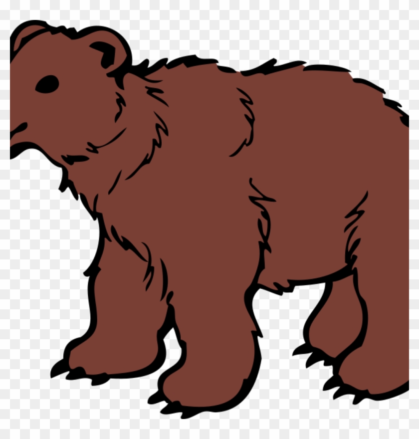 Bear Cliparts Grizzly Bear Clipart At Getdrawings Free - Baby Brown Bear Shower Curtain #1353505
