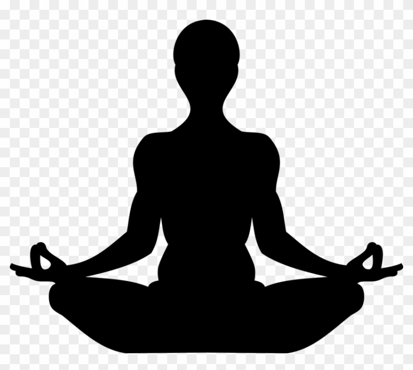 Women Yoga Clothing - Meditating Silhouette Png #1353507