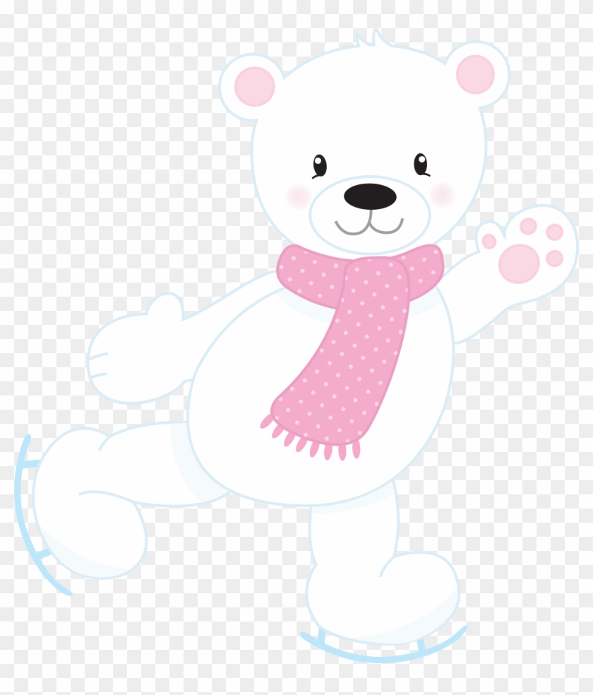 Holiday Clipart Polar Bear - Portable Network Graphics #1353516