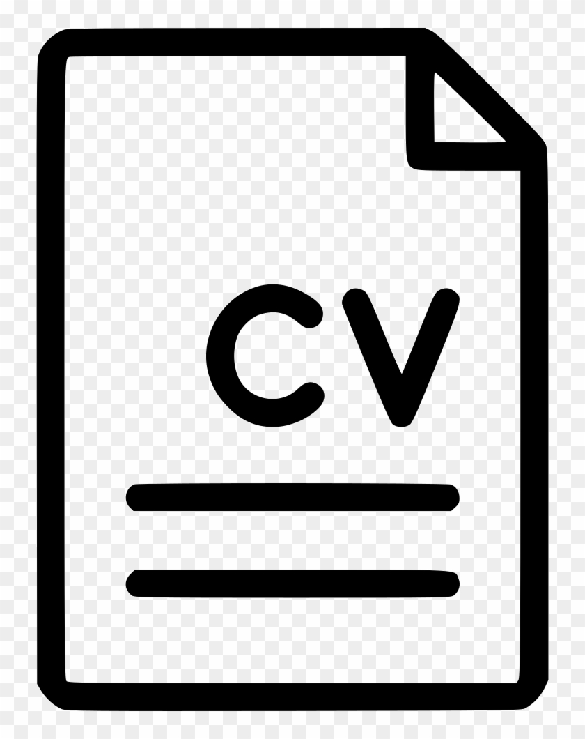 Cv Png - Png Free Cv Icon #1353602