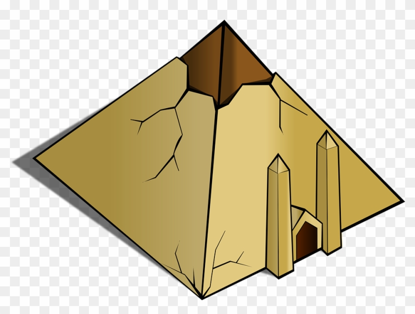 Egyptian Clipart House - Pyramid Clip Art #1353616