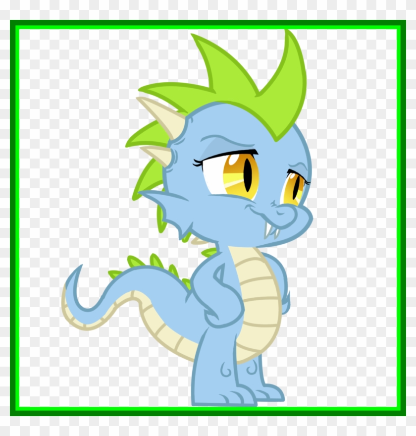Clip Art Free Library Baby Dragon Clipart - Blue Spike The Dragon #1353761