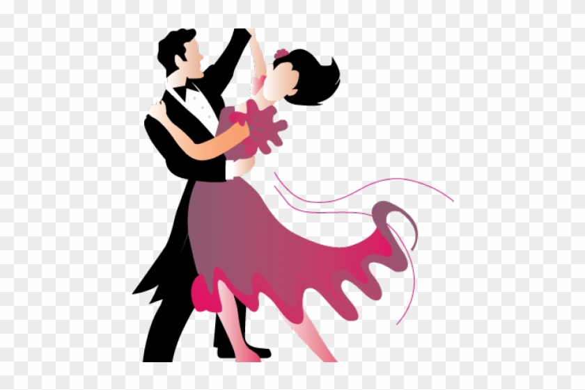 Dancing Clipart Ballroom Dance - Foxtrot Dance Cartoon #1353773