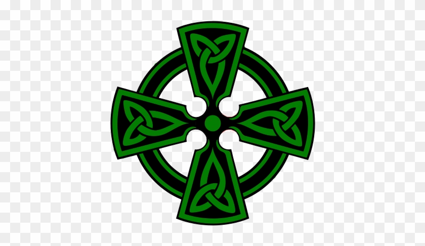 Green Celtic Cross Png - Celtic Cross Free Art #1353799