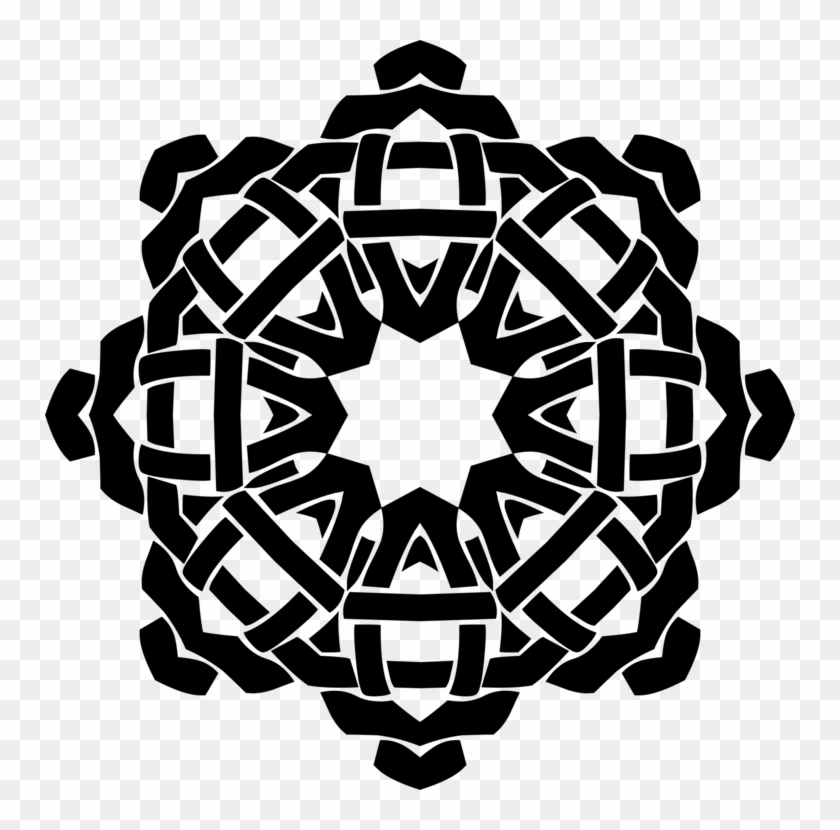 Celtic Knot Black And White Visual Arts Celts - Visual Arts #1353803