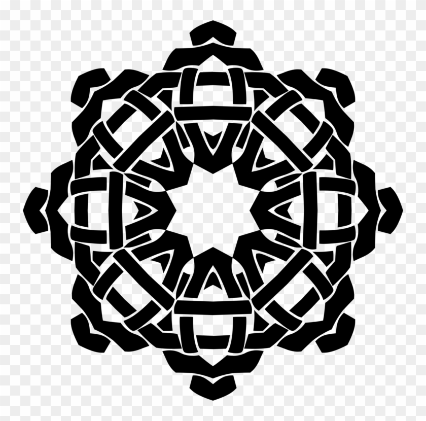 Celtic Knot Black And White Visual Arts Celts - Visual Arts #1353803