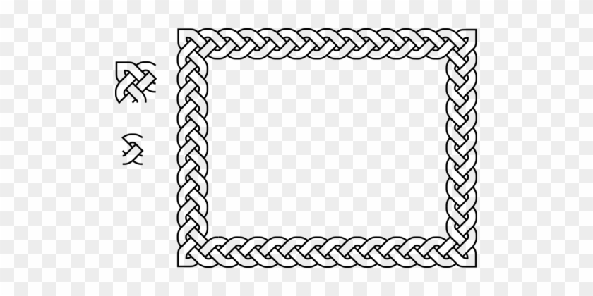 Celtic Knot Celts Picture Frames Braid Border - Rectangle Borders #1353811