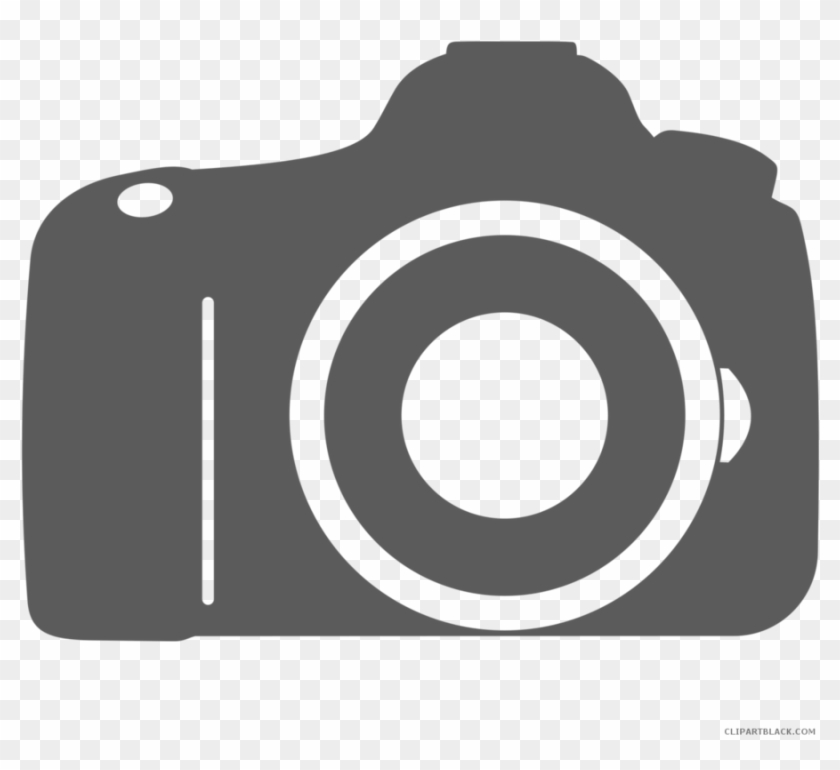 Camera Png Clipart Photographic Film Clip Art - Black And White Camera Clipart #1353879