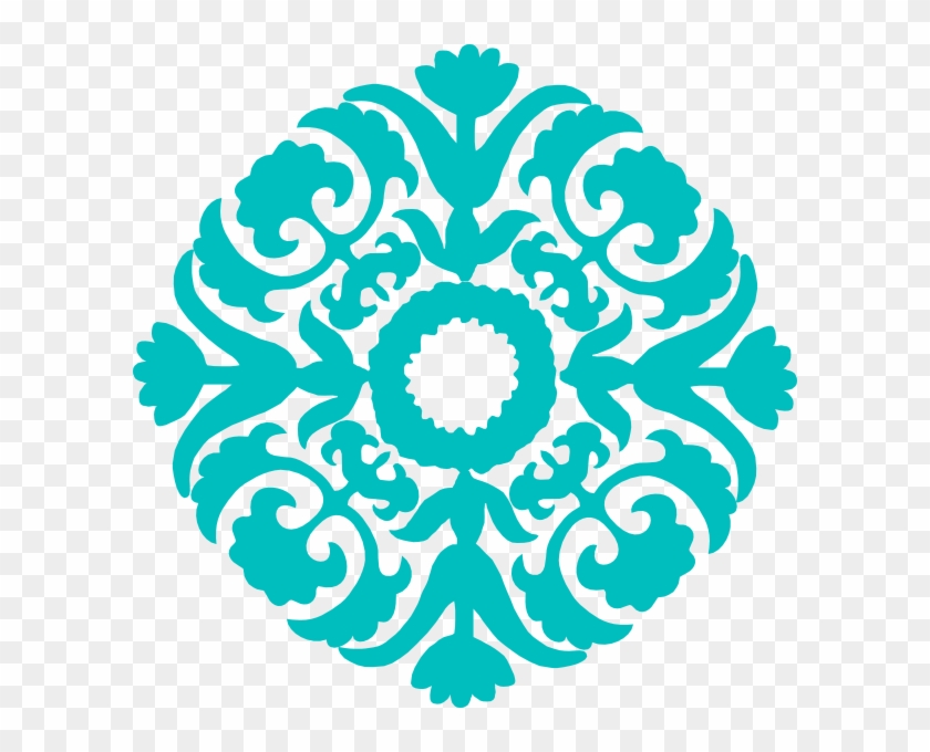 Flourish Clipart Weddingclip - Desain Floral Islam Png #1353880
