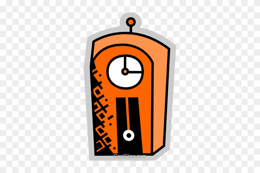 Grandfather Clocks Royalty Free Vector Clip Art - Clip Art #1353925