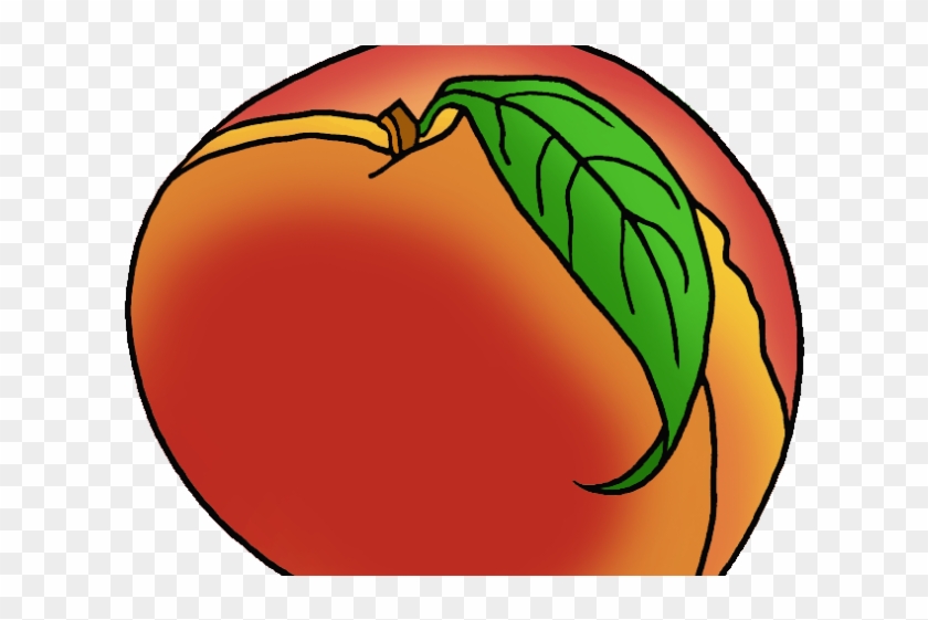 Peach Clipart Ga Peach - Georgia Peach Png #1354024