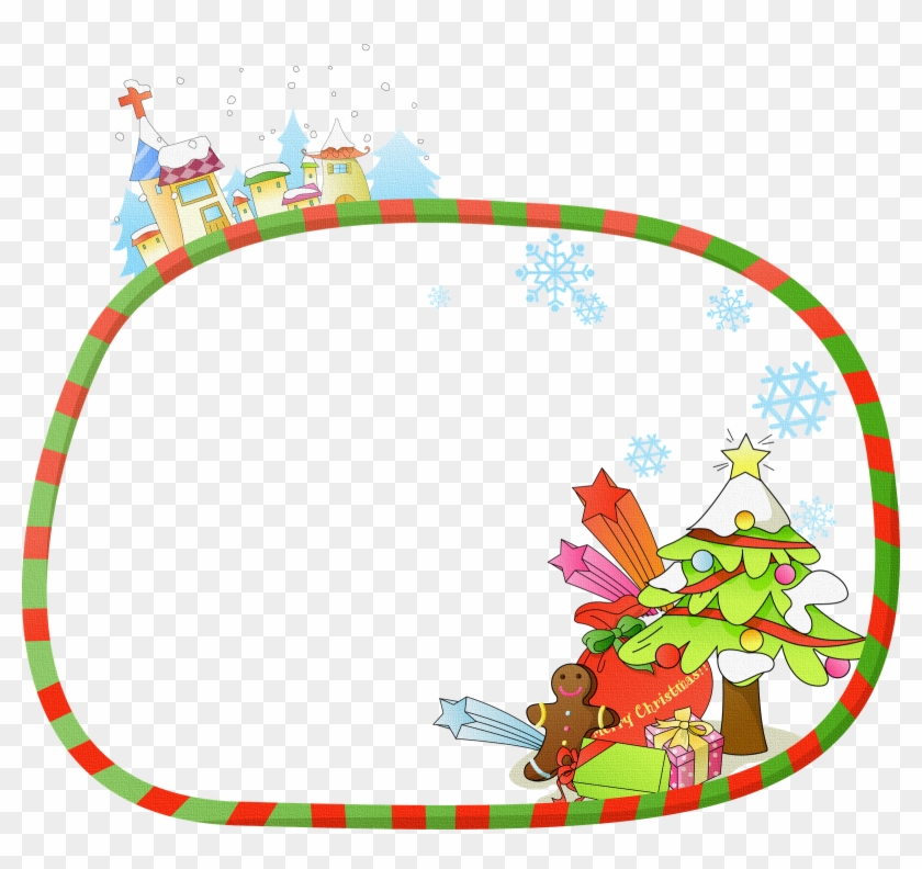 Christmas Frames, Christmas Fun, Winter Clipart, Decorative - Marco De Navidad Animado #1354044