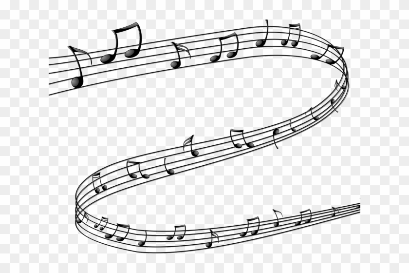 Music Notes Clipart Transparent Background - Transparent Background Music Notes Png #1354050