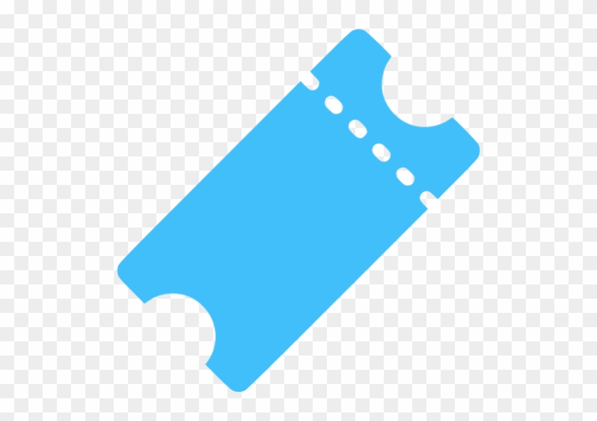 Blue Ticket Png - Blue Ticket Icon Png #1354091