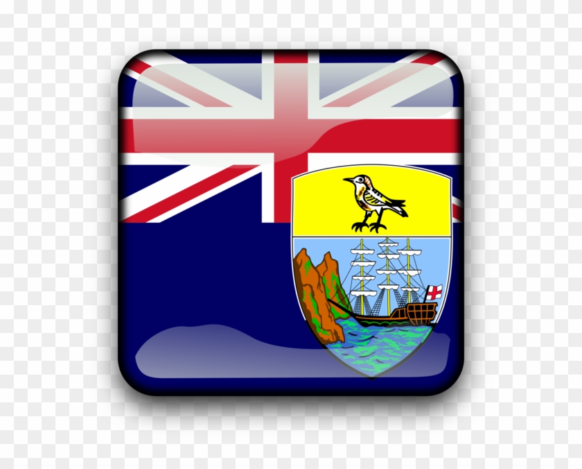 Flag Of Saint Helena Flag Of Bermuda National Flag - Saint Helena Coat Of Arms Throw Blanket #1354111