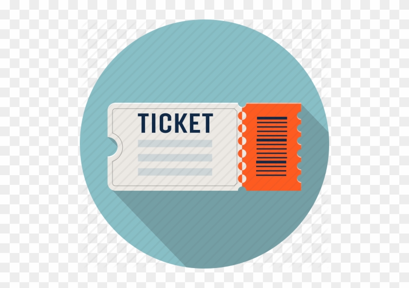 Ticket Icon Flat Clipart Event Tickets Computer Icons - Free Ticket #1354196