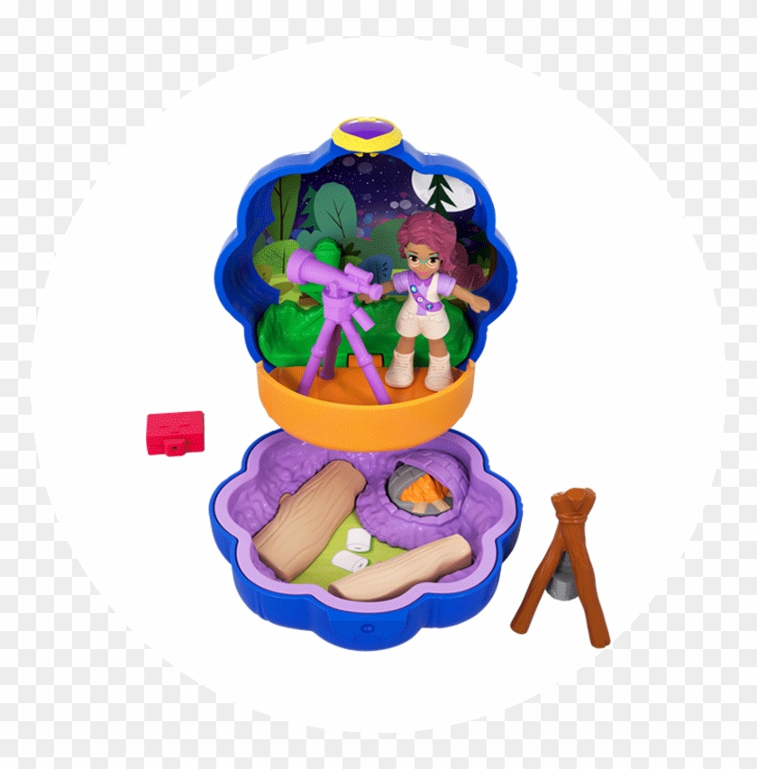 Out Of Sight Campsite Compact Product Image - Camping Polly Pocket #1354220