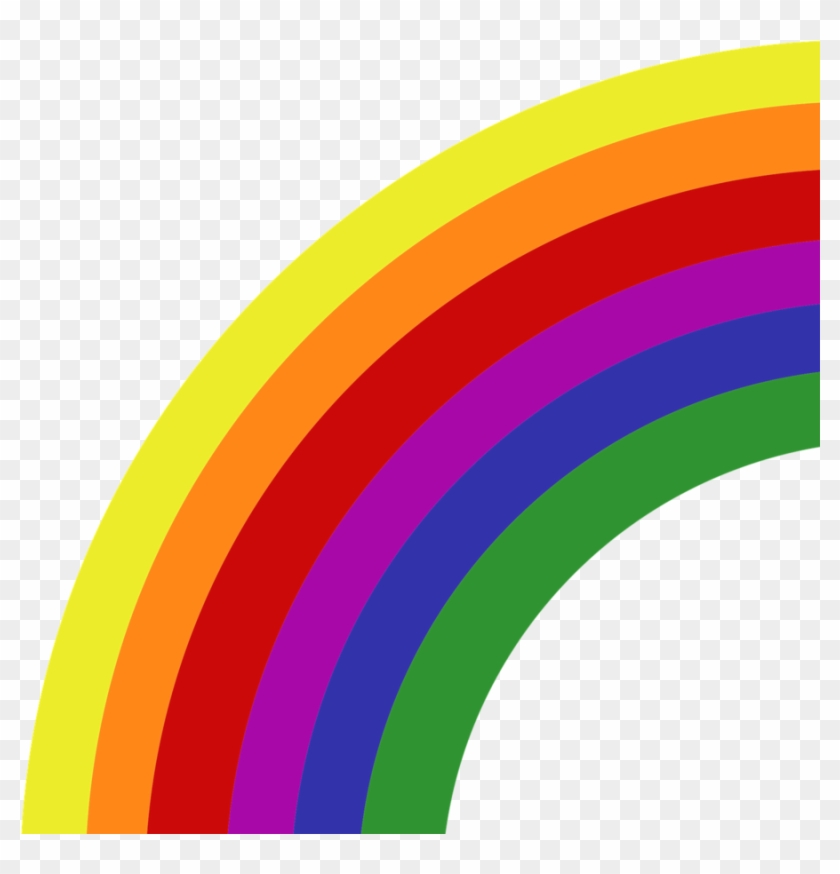 Download Half Rainbow Png Clipart Rainbow Flag Clip - Lgbt Rainbow #1354263
