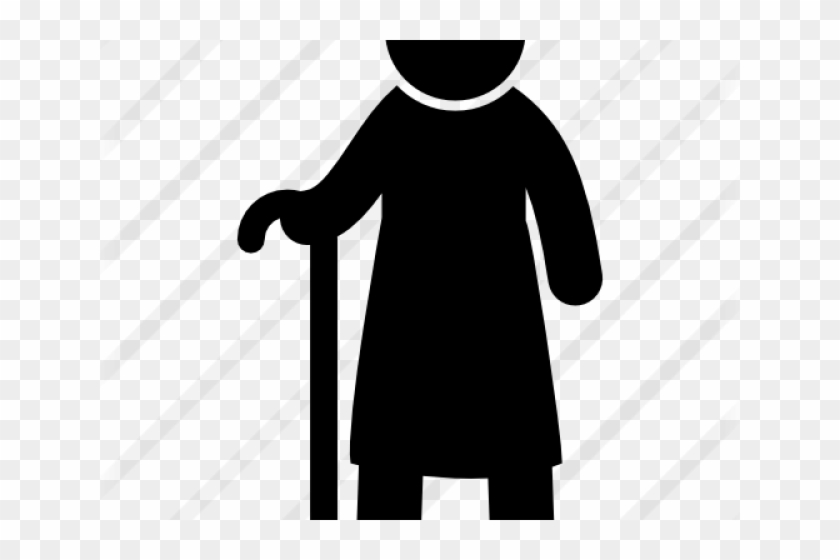 Old Clipart Man Standing - Old Man Standing Clipart #1354305