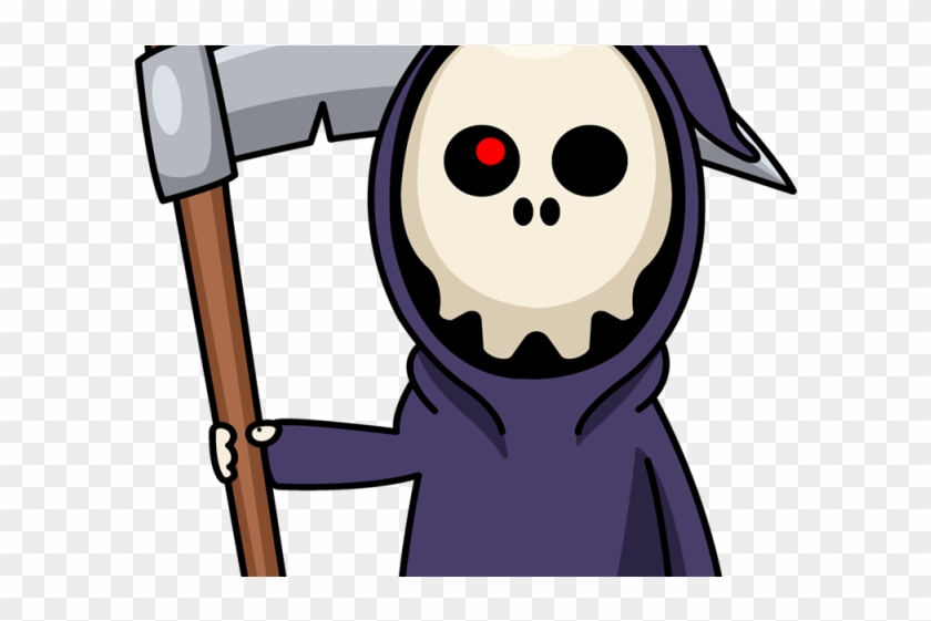 Reaper Clipart Gun Art - Grim Reaper Png Cute #1354315