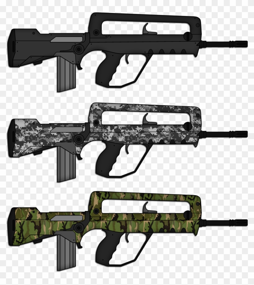 Clip Art Royalty Free Stock 10mm Vector Chris - Famas G2 Assault Rifle #1354323