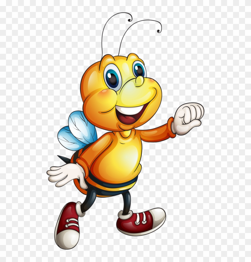 Cute Bee, Bee Happy, Clips, Bee Clipart, Bee Theme, - Animadas Imagenes De  Felicidad Y Alegria - Free Transparent PNG Clipart Images Download