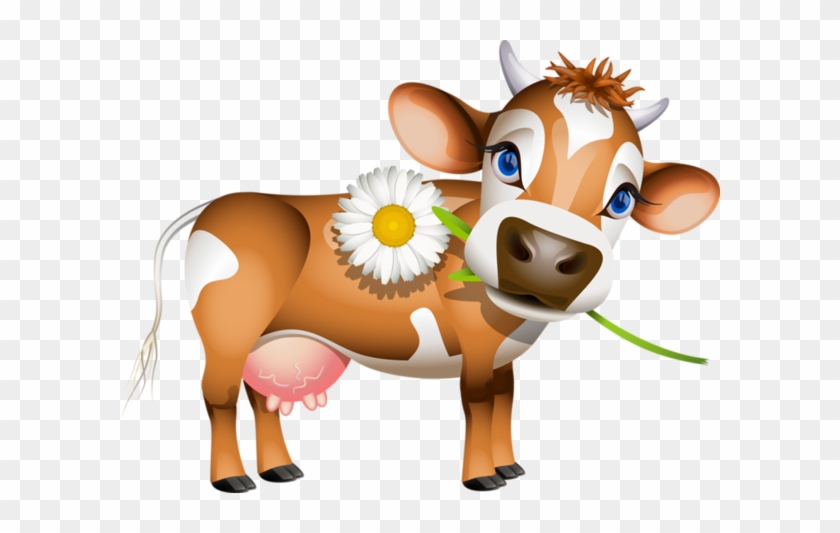 Vache - Cartoon Jersey Cow #1354373