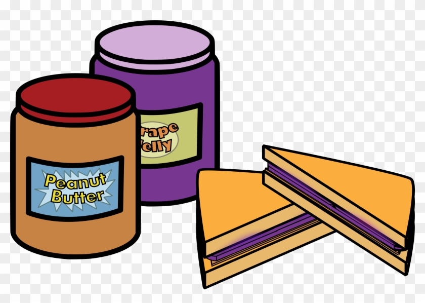 Big Image - Peanut Butter And Jelly Sandwich #1354426