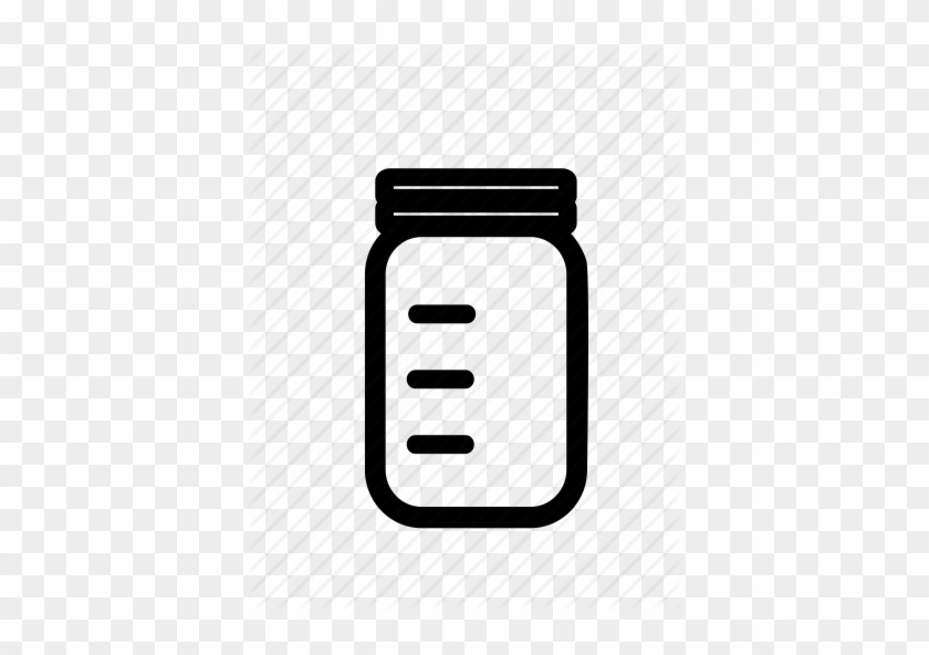 Jar Clipart Jar Container Glass Computer Icons - Glass Pot Icon Png #1354433