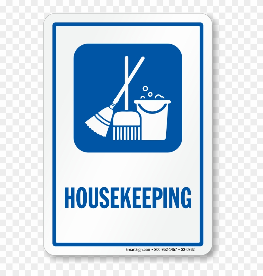 Housekeeping Sign Clipart Housekeeping Sign Cleaning - Ultrasound Room Sign #1354496