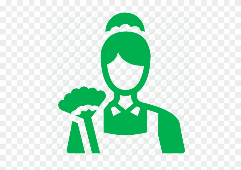 Housekeeper Icon Clipart Housekeeping Maid Service - Housekeeper Icon #1354501