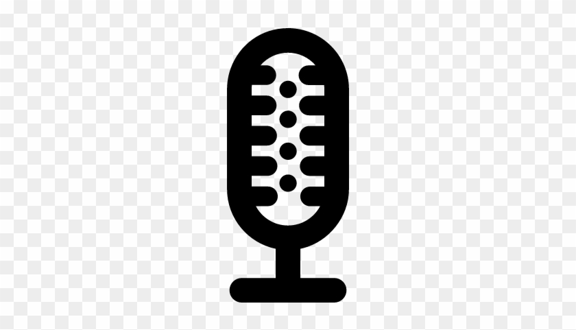Retro Microphone Vector - Microphone #1354722
