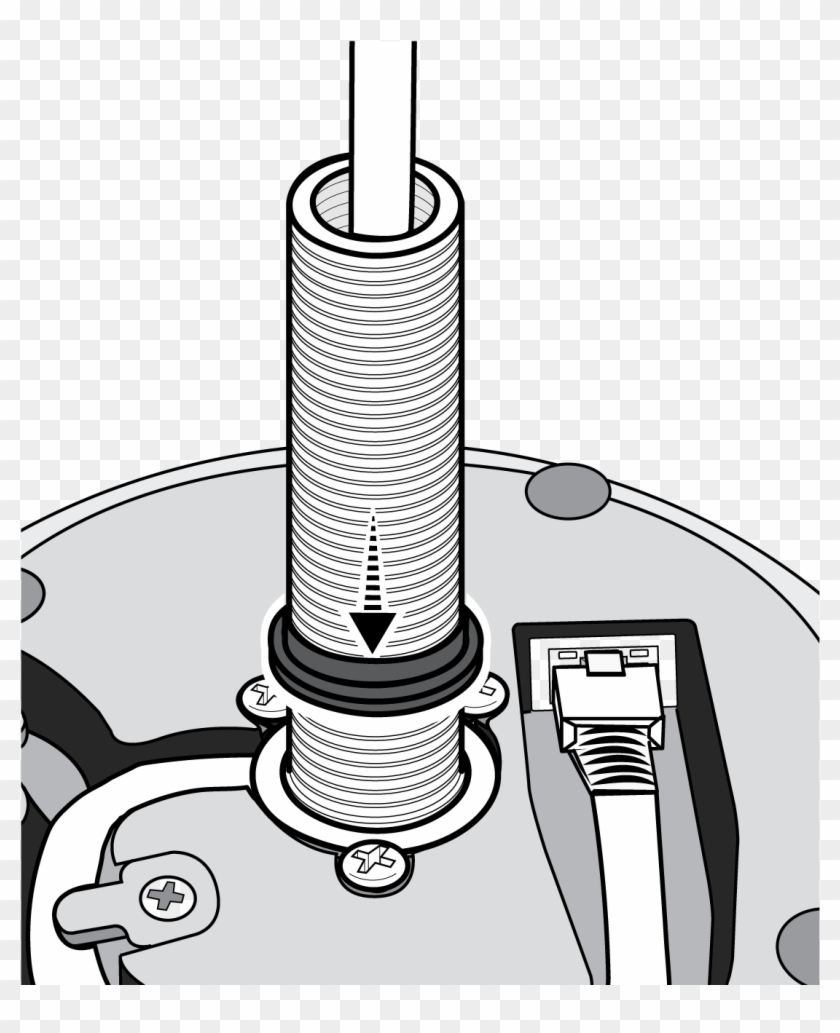 Slide One Of The Rubber Washers To The Base Of The - Illustration #1354727