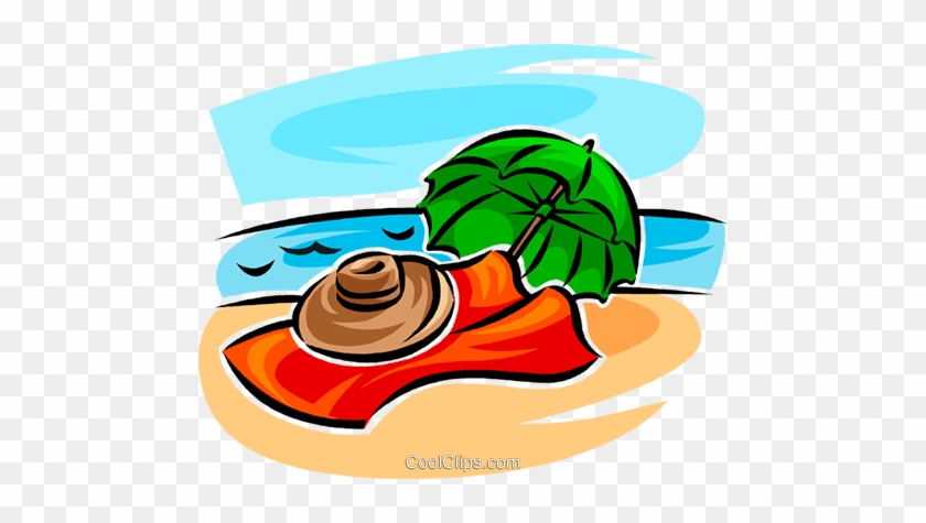 Beach Scenes Royalty Free Vector Clip Art Illustration - Illustration #1354756