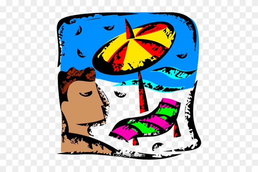 Beach Scenes Royalty Free Vector Clip Art Illustration - Clip Art #1354757