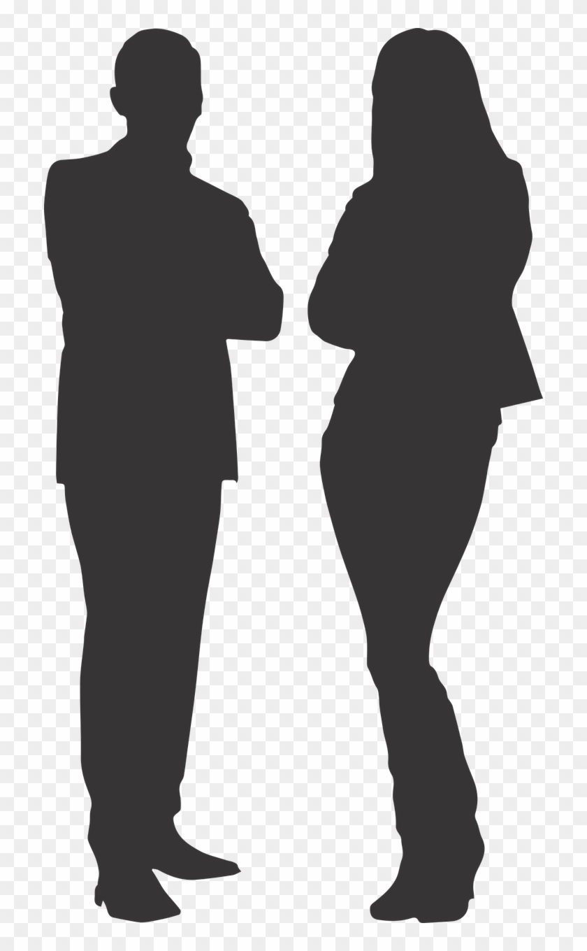 Silhouette Man Woman Transparent - Silhouette Man And Woman #1354789