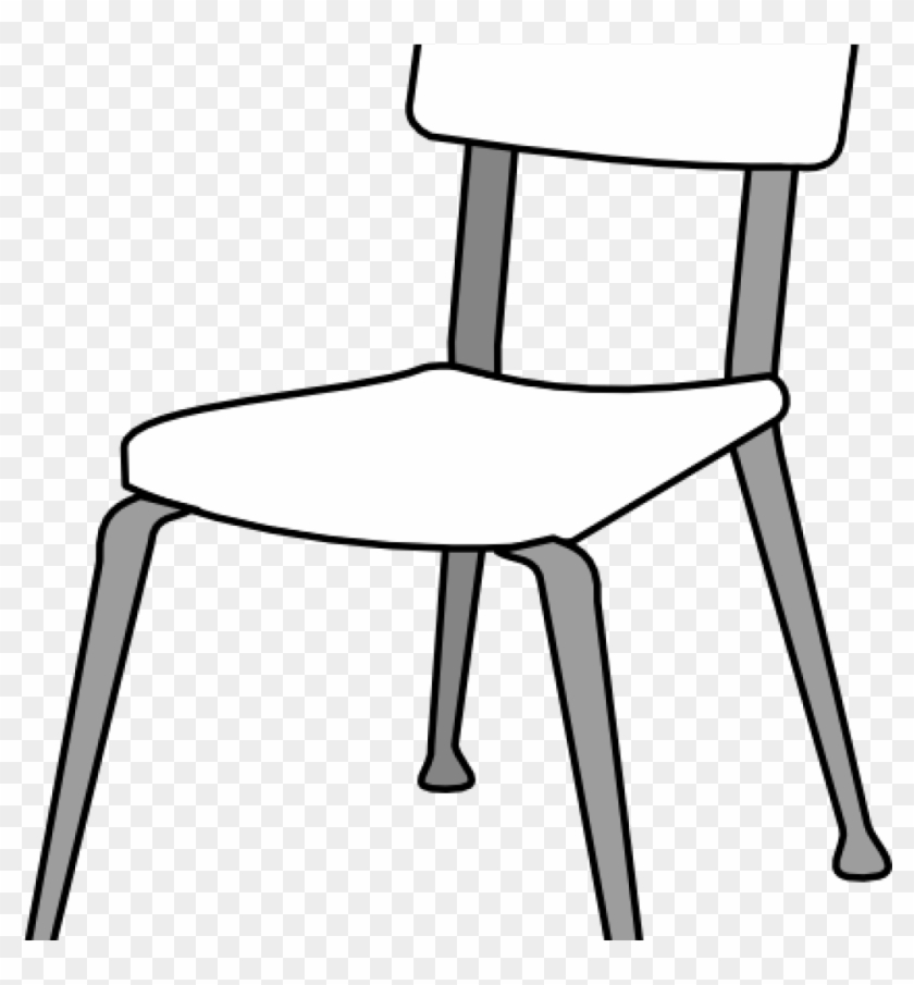 School Chair Clipart White Classroom Chair Clip Art - Red Chair Clipart Png #1354824