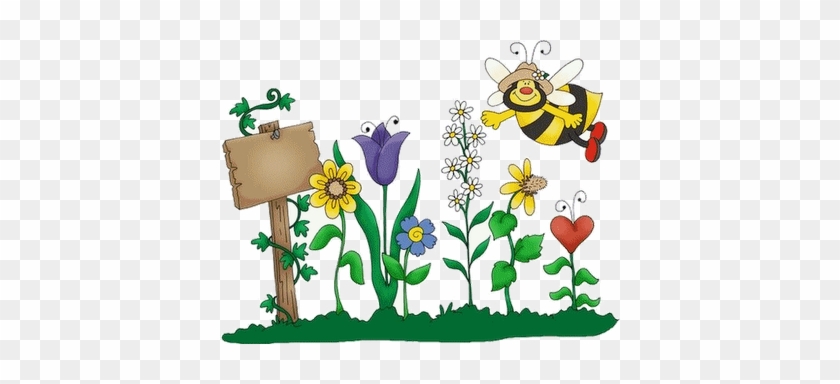 Clip Art, Bumble Bees, Gifs, Garden Clipart, Free Clipart - School Garden Clip Art #1354832