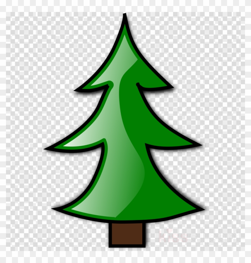 Cartoon Plain Christmas Trees Clipart Christmas Tree - Cartoon Plain Christmas Trees Clipart Christmas Tree #1354910