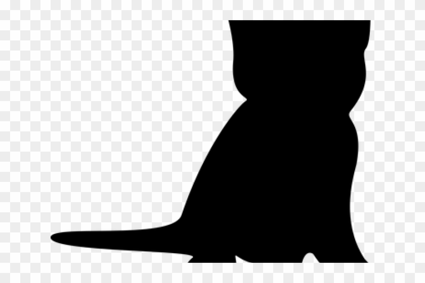 Tuxedo Cat Clipart Cat Silhouette - Marine Mammal #1354968