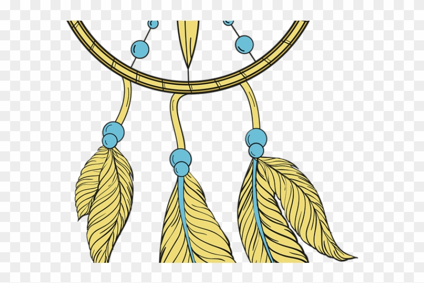 Jewellery Clipart Indian Princess - Easy Dream Catcher Drawings #1355028