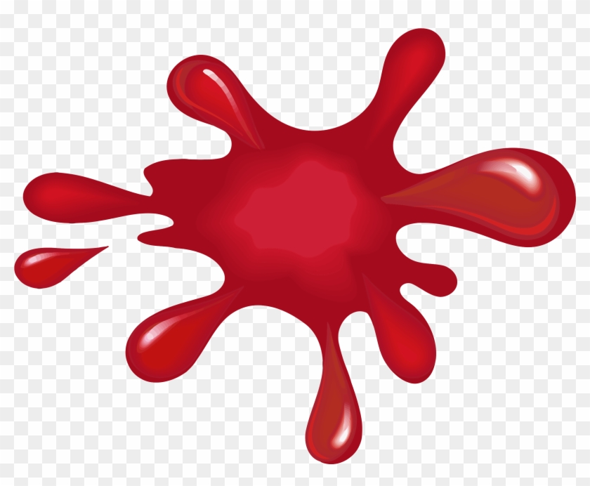 Big Image - Spilled Paint Clipart #1355034