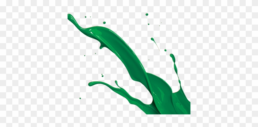Green Paint Splatter - 3d Paint Splatter Png #1355041