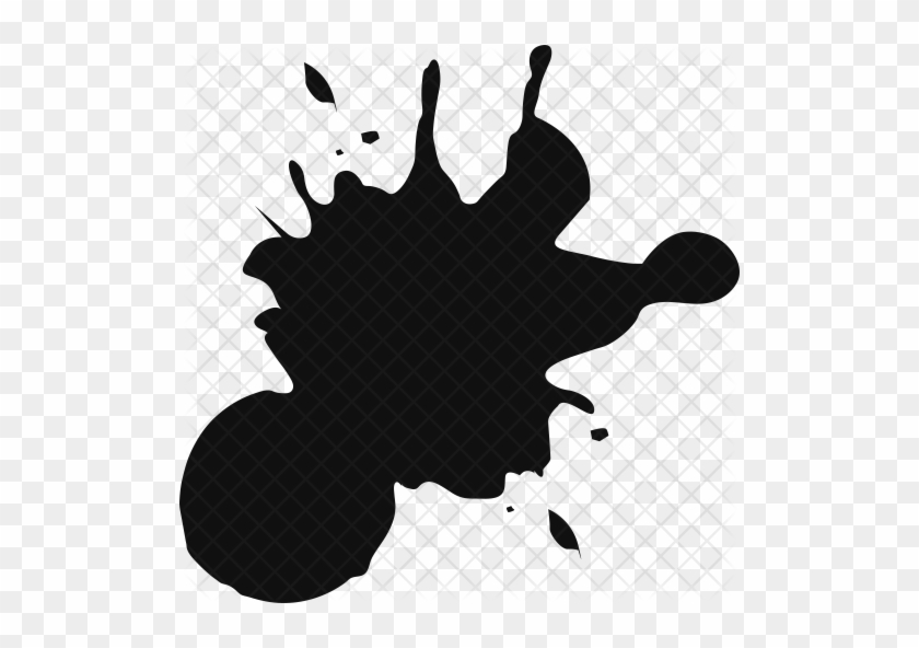 Paint Splats Vector Clipart Brush - Paint Splatter Brushes Vector #1355053