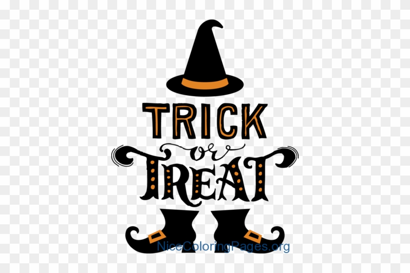 Clipart, Trick Or Treat Clipart Trick Or Treat Png - Trick Or Treat Print #1355066