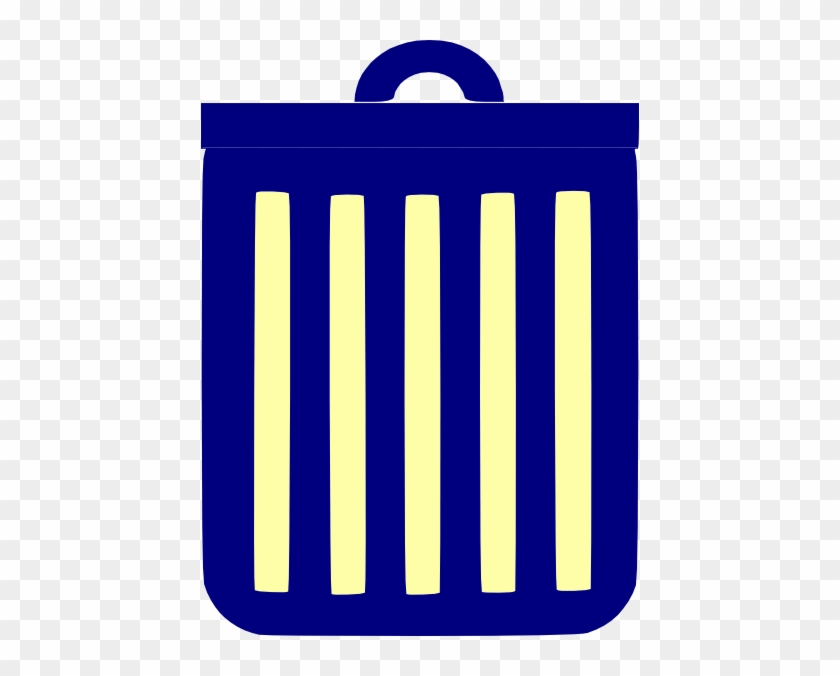 Blue Trash Can Svg Clip Arts 438 X 596 Px - Blue Trash Can Svg Clip Arts 438 X 596 Px #1355082