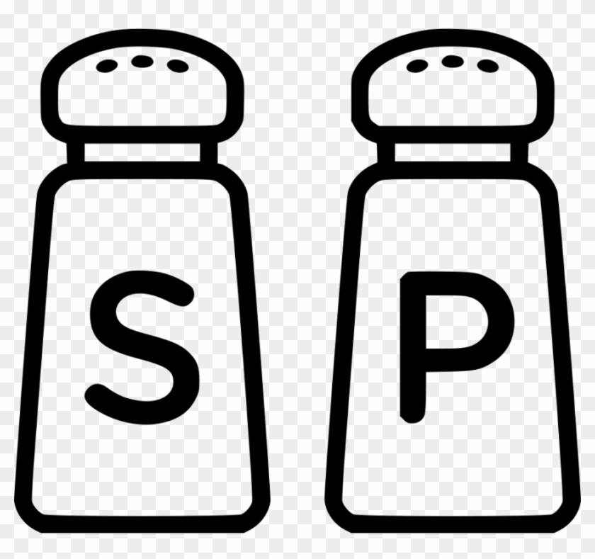 Download Salt And Pepper Icon Clipart Condiment Computer - Salt And Pepper Clip Art #1355092